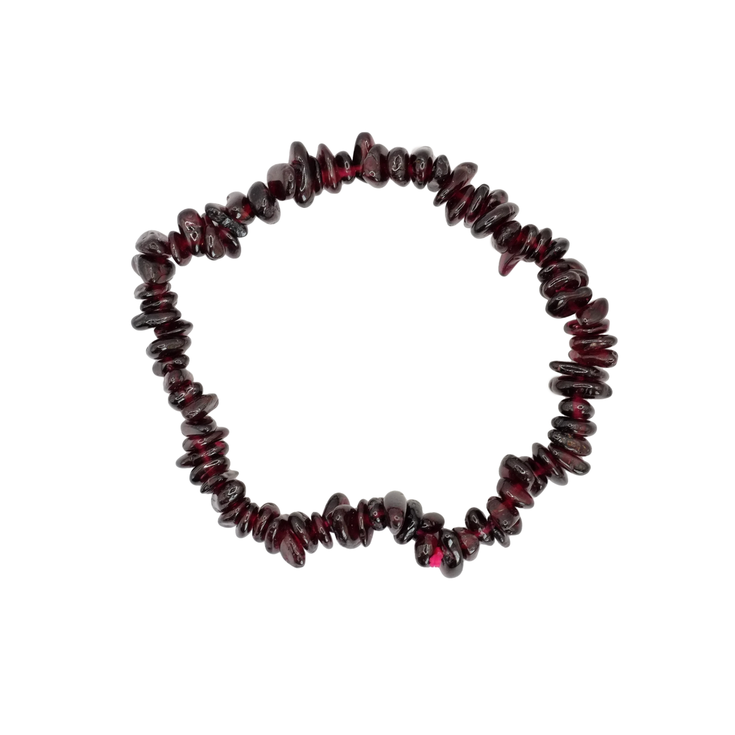 Bracelet baroque en grenat rouge du Pakistan de qualité A
