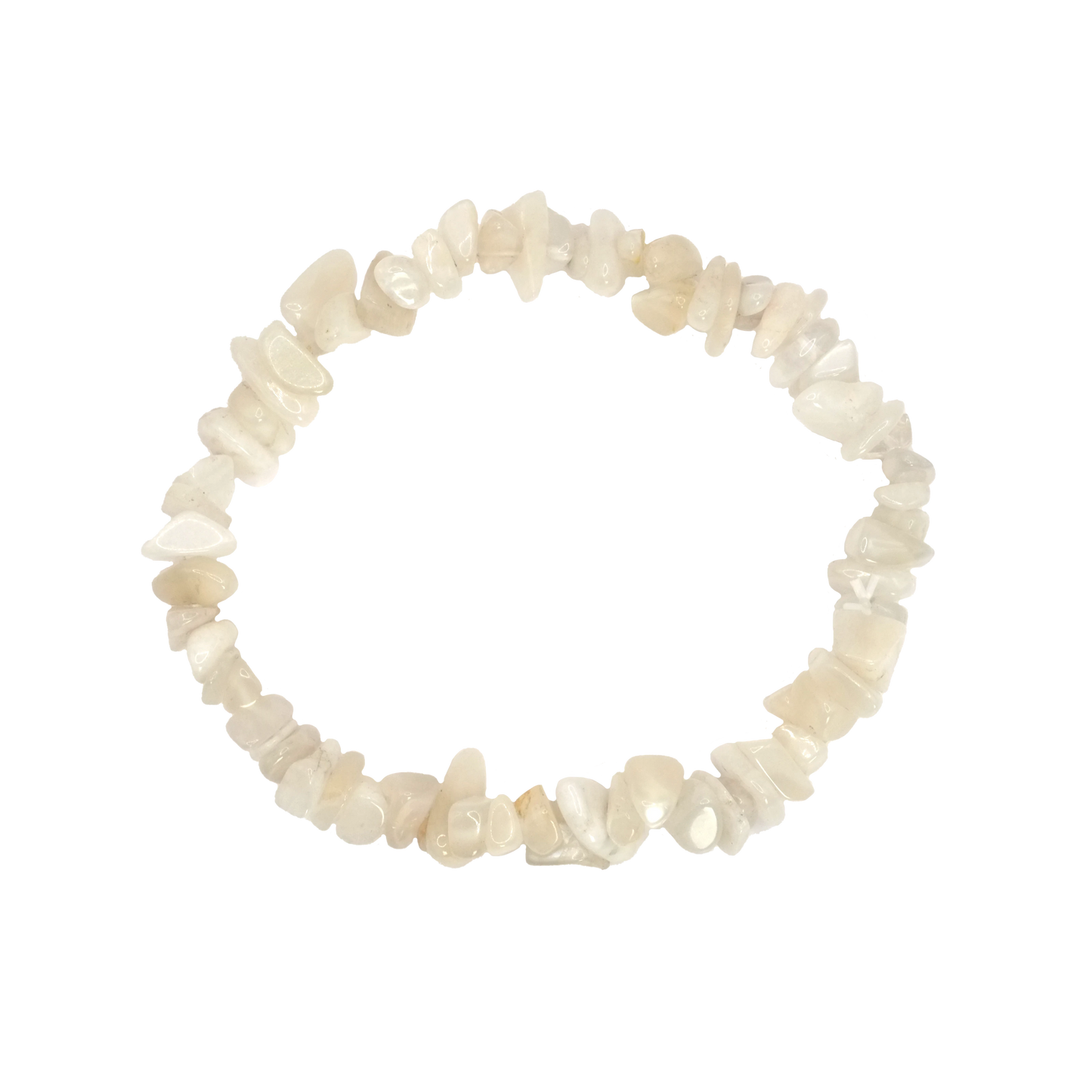 Bracelet baroque en pierre de lune d'Inde de qualité A