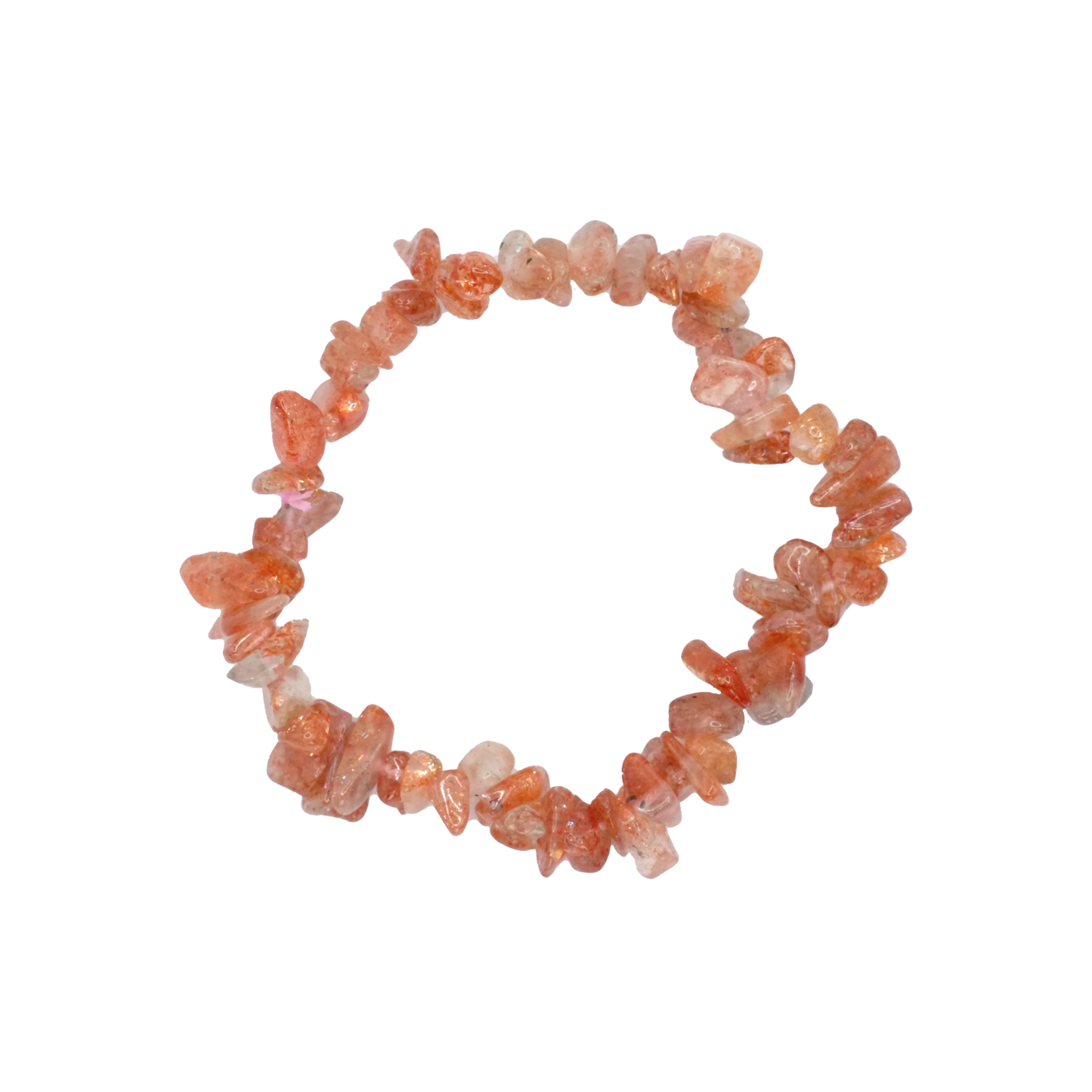 Bracelet baroque en pierre de soleil d'Inde de qualité AA+