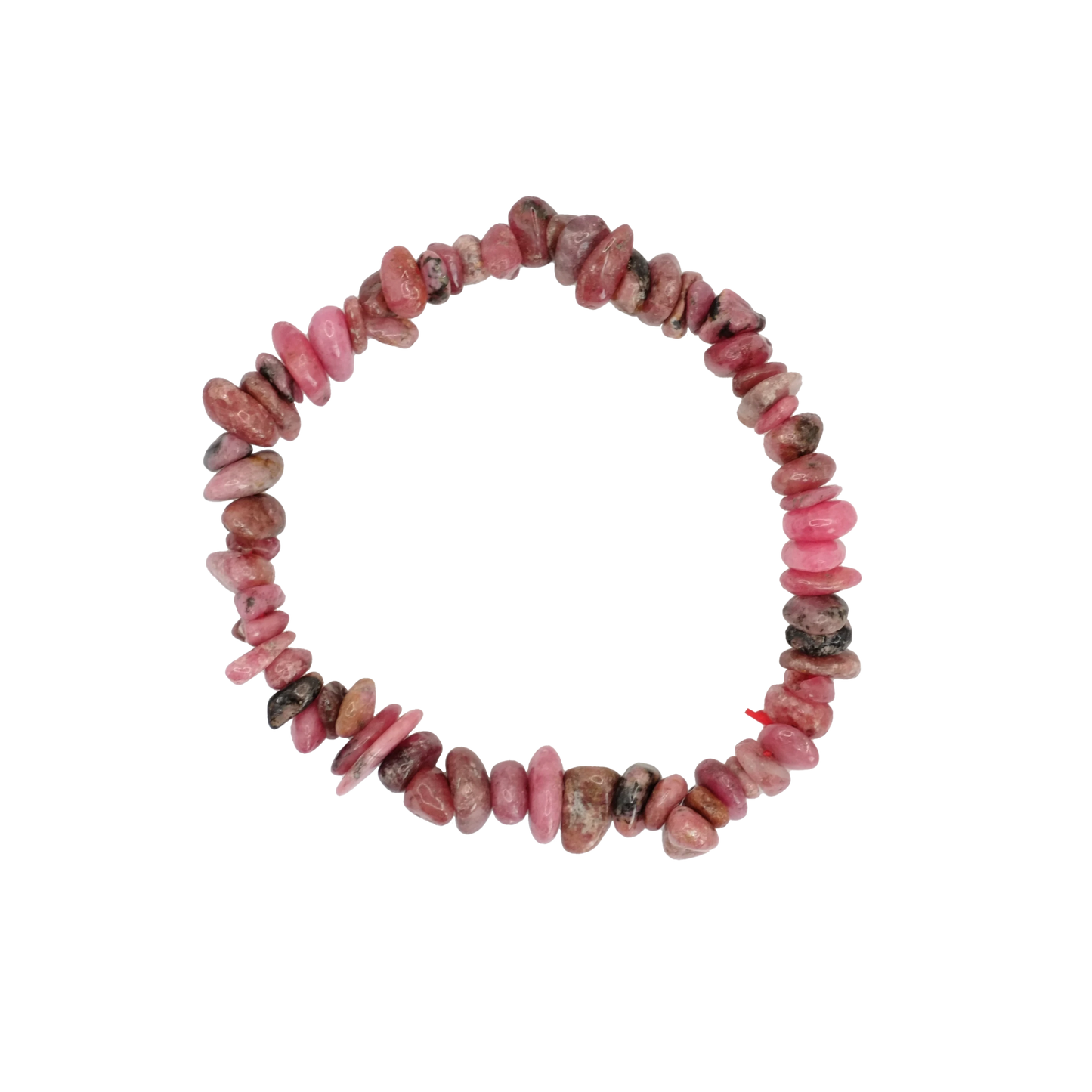 Bracelet baroque en rhodonite du Brésil de qualité AA