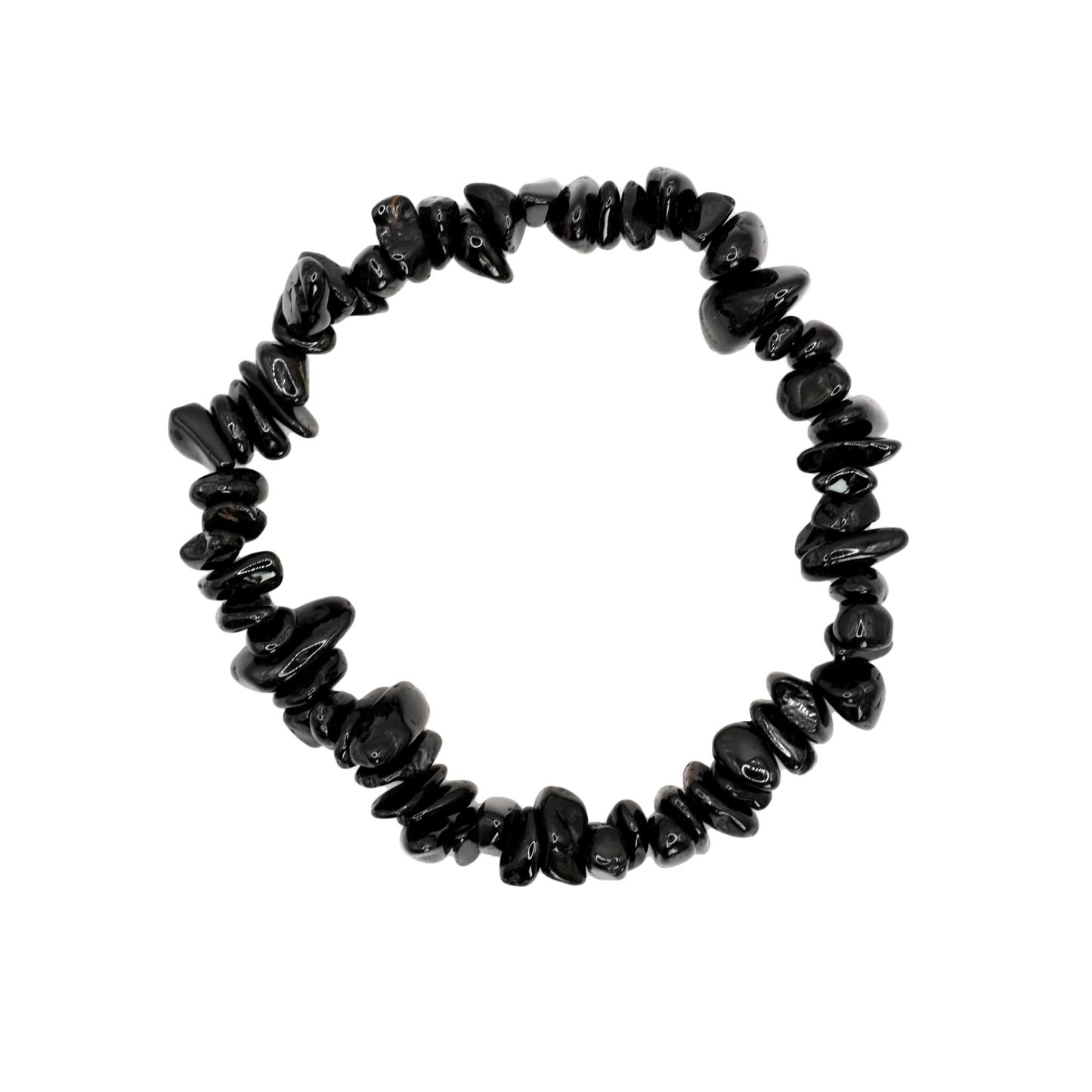 Bracelet baroque en tourmaline noire du Brésil de qualité A