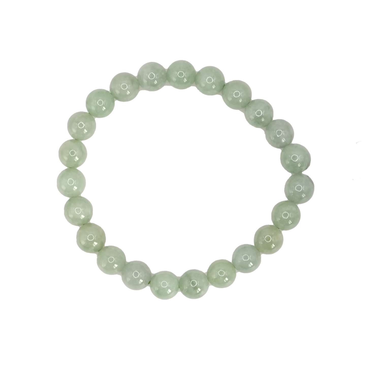 Bracelet boule en jade de Birmanie de qualité A