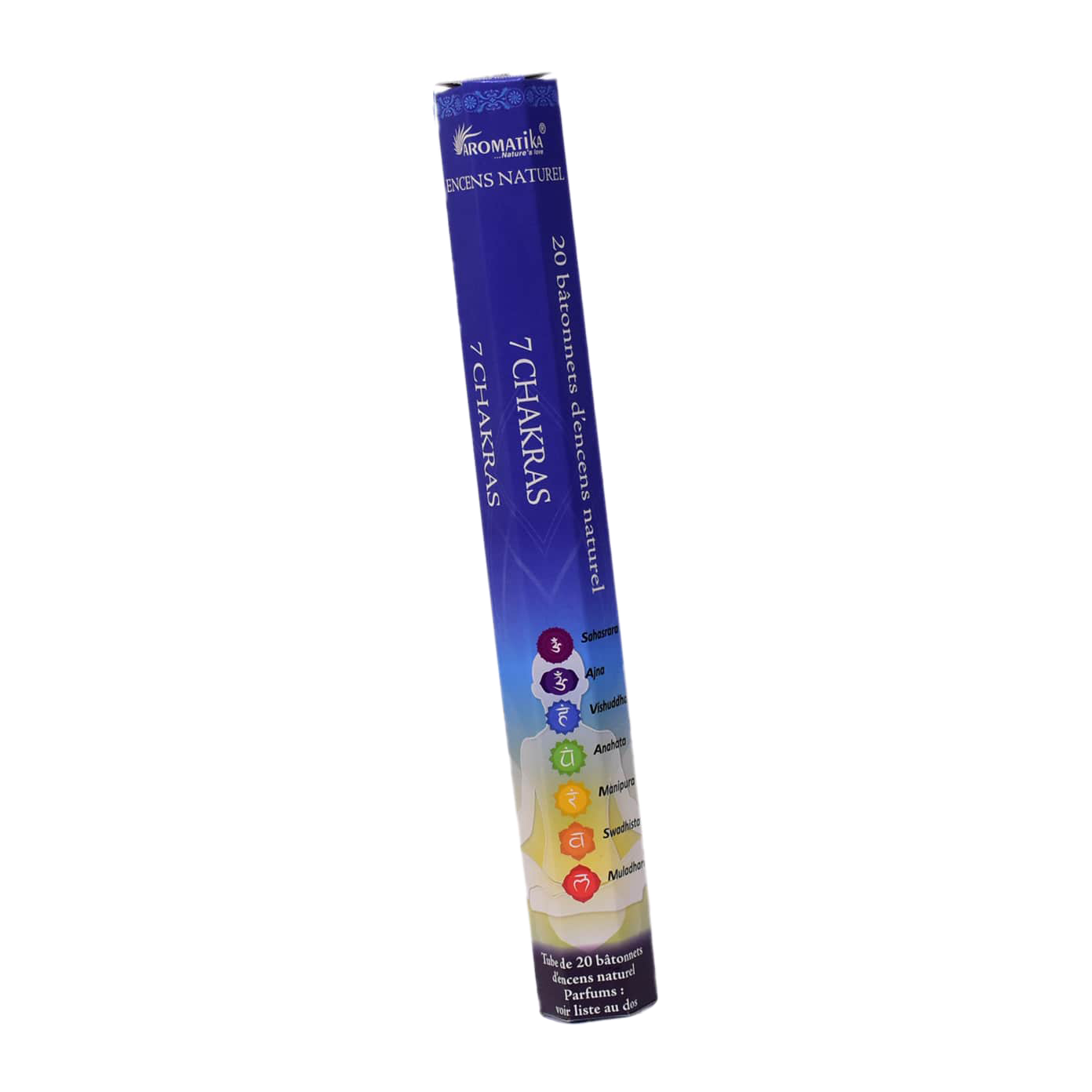 Encens naturel 7 chakras - bâtonnets - Aromatika