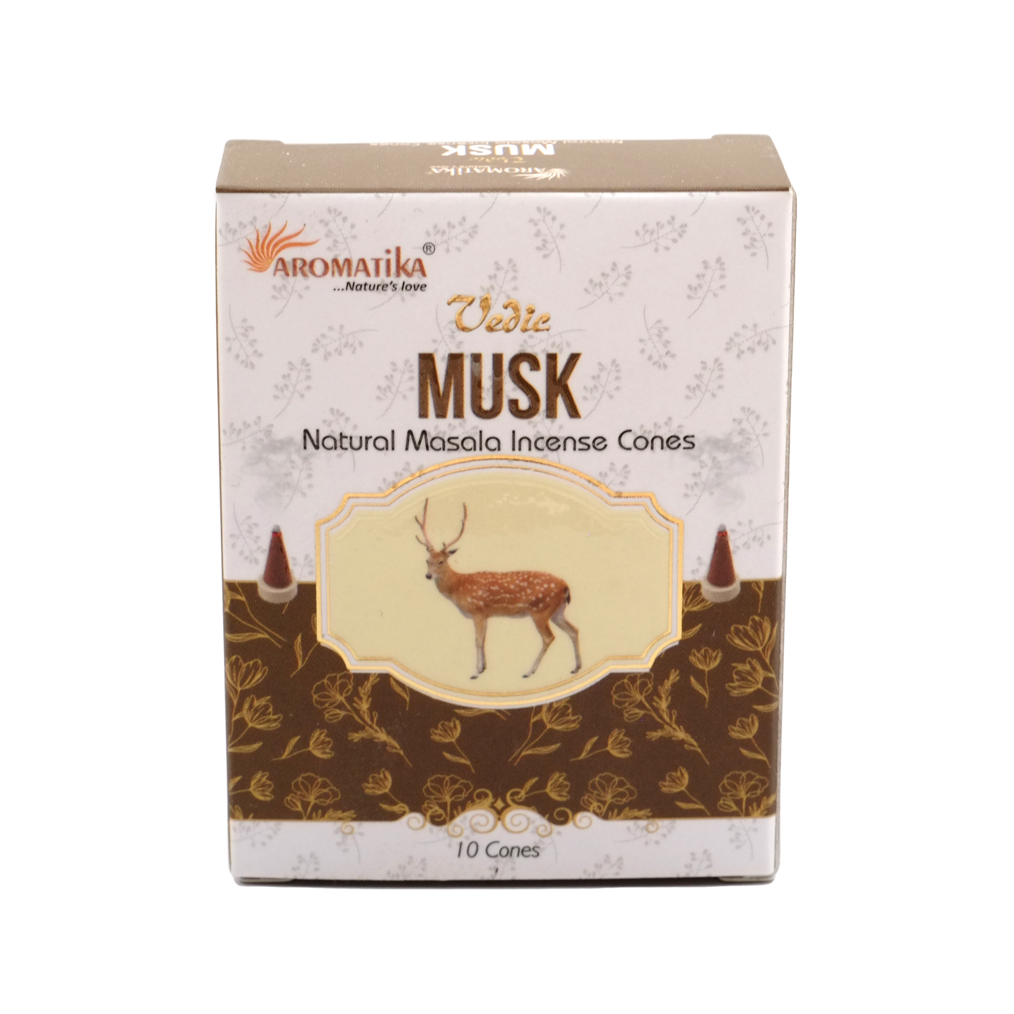 Encens naturel musc en cônes - Aromatika