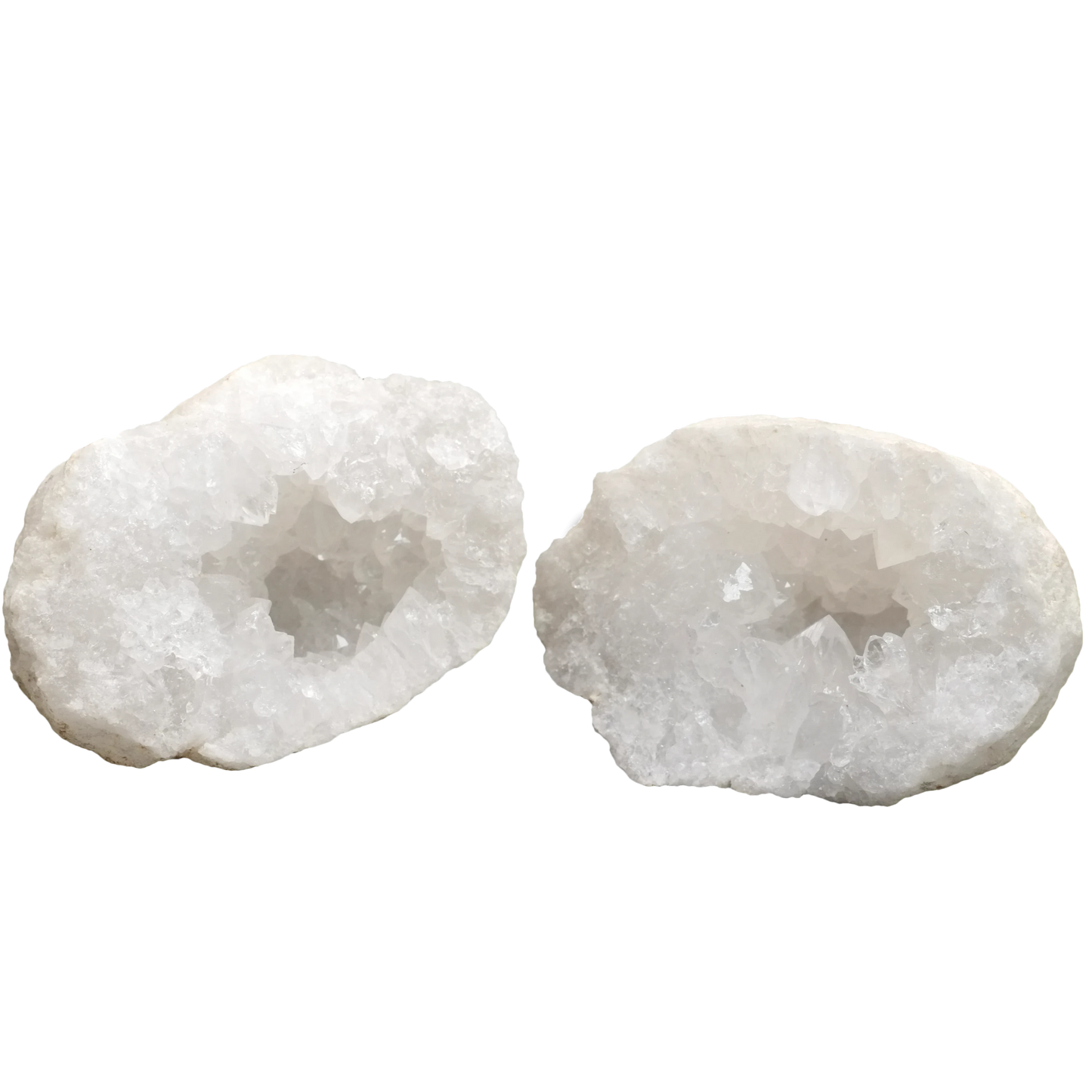 Mini géode en cristal de roche du Maroc de qualité A