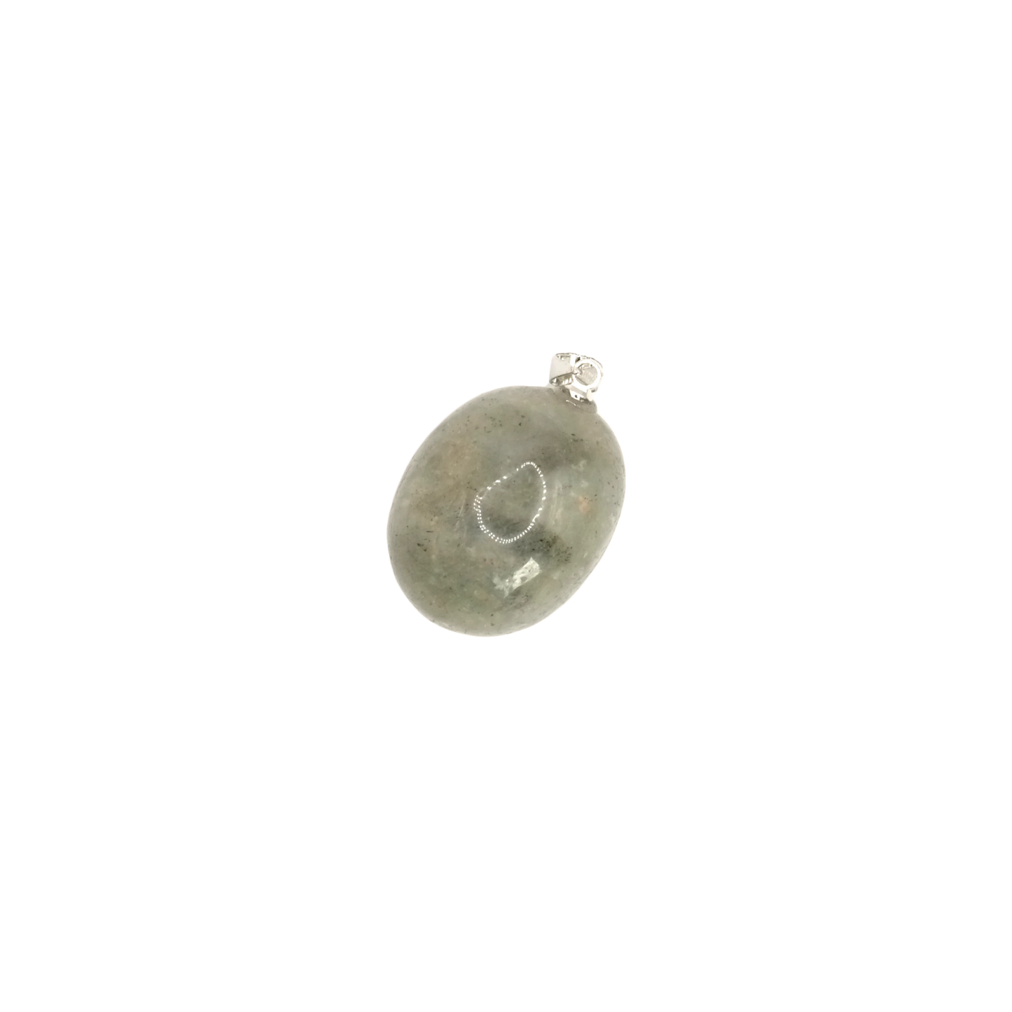 Pendentif pierre roulée en labradorite de Madagascar de qualité A