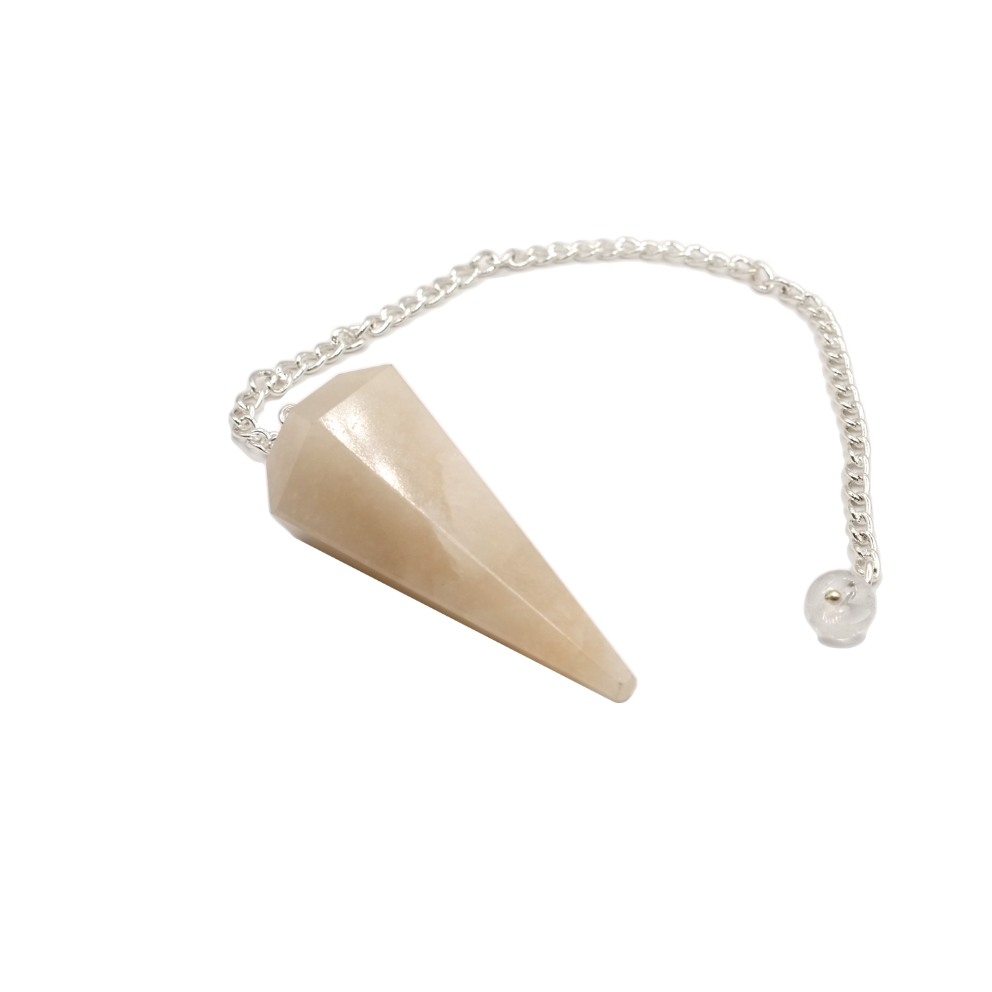Pendule pierre de lune rose