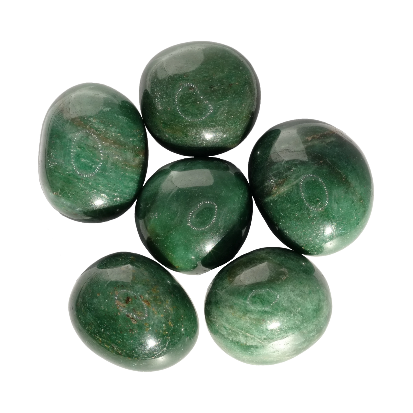 Pierres roulées en aventurine du Brésil de qualité AA+