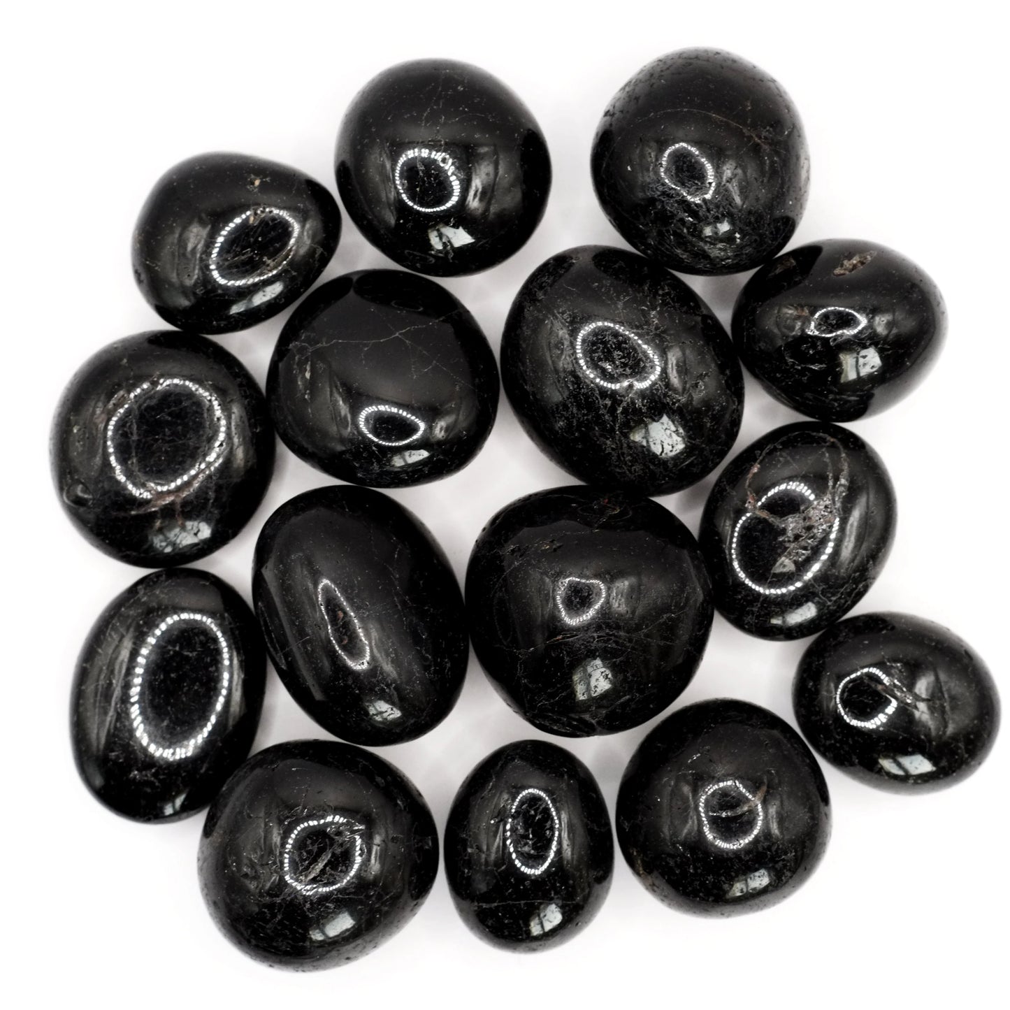 Pierres roulées en tourmaline noire du Brésil de qualité AA