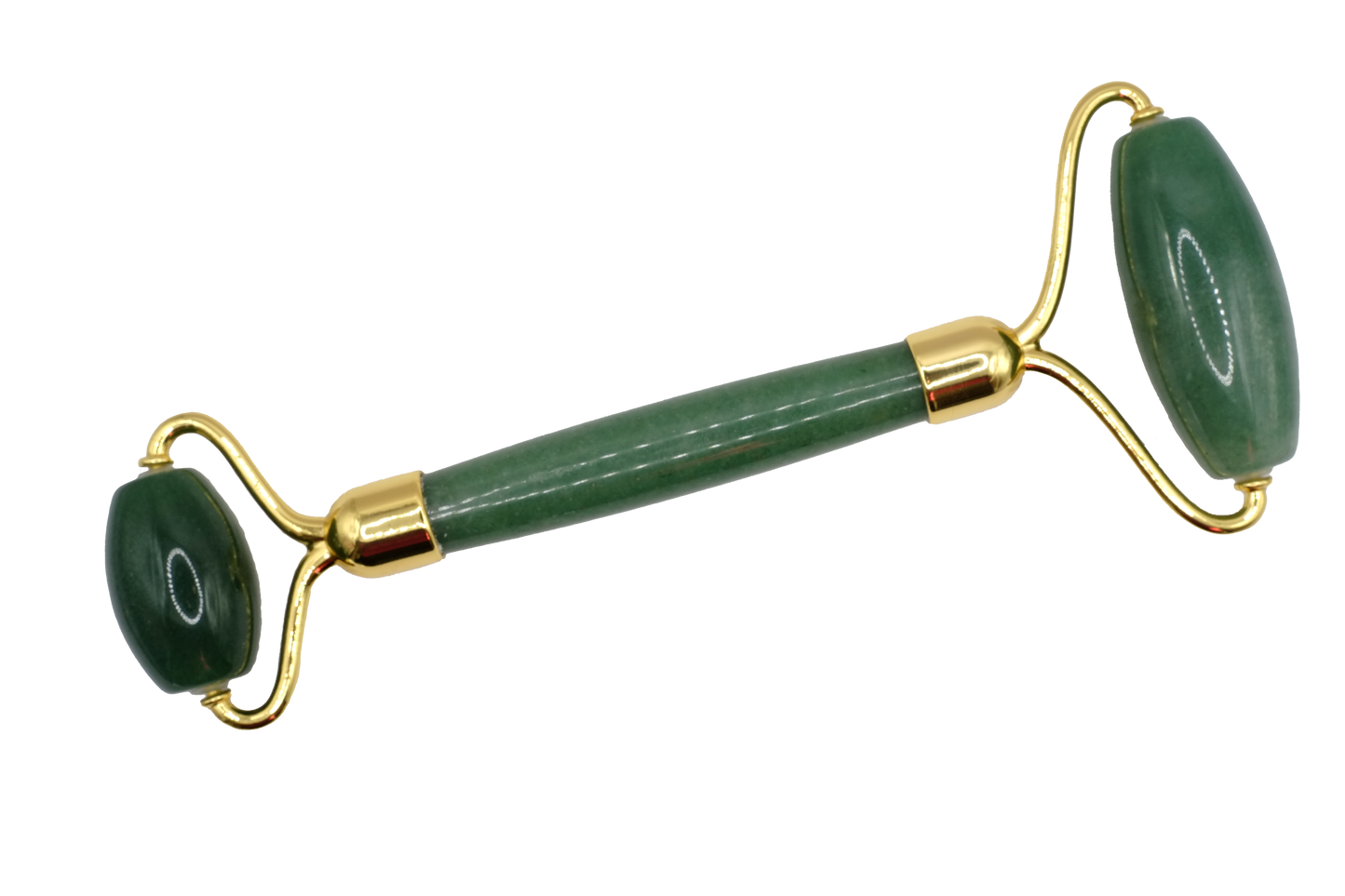 Rouleau de massage en aventurine verte du Brésil de qualité A