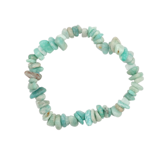 Bracelets baroque en amazonite du Pérou de qualité A
