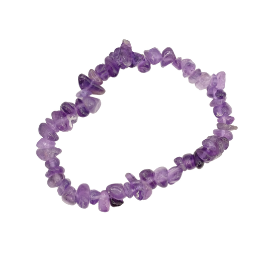 Bracelet baroque en améthyste du Brésil de qualité AA
