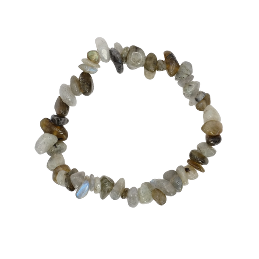 Bracelet baroque en labradorite de Madagascar de qualité A