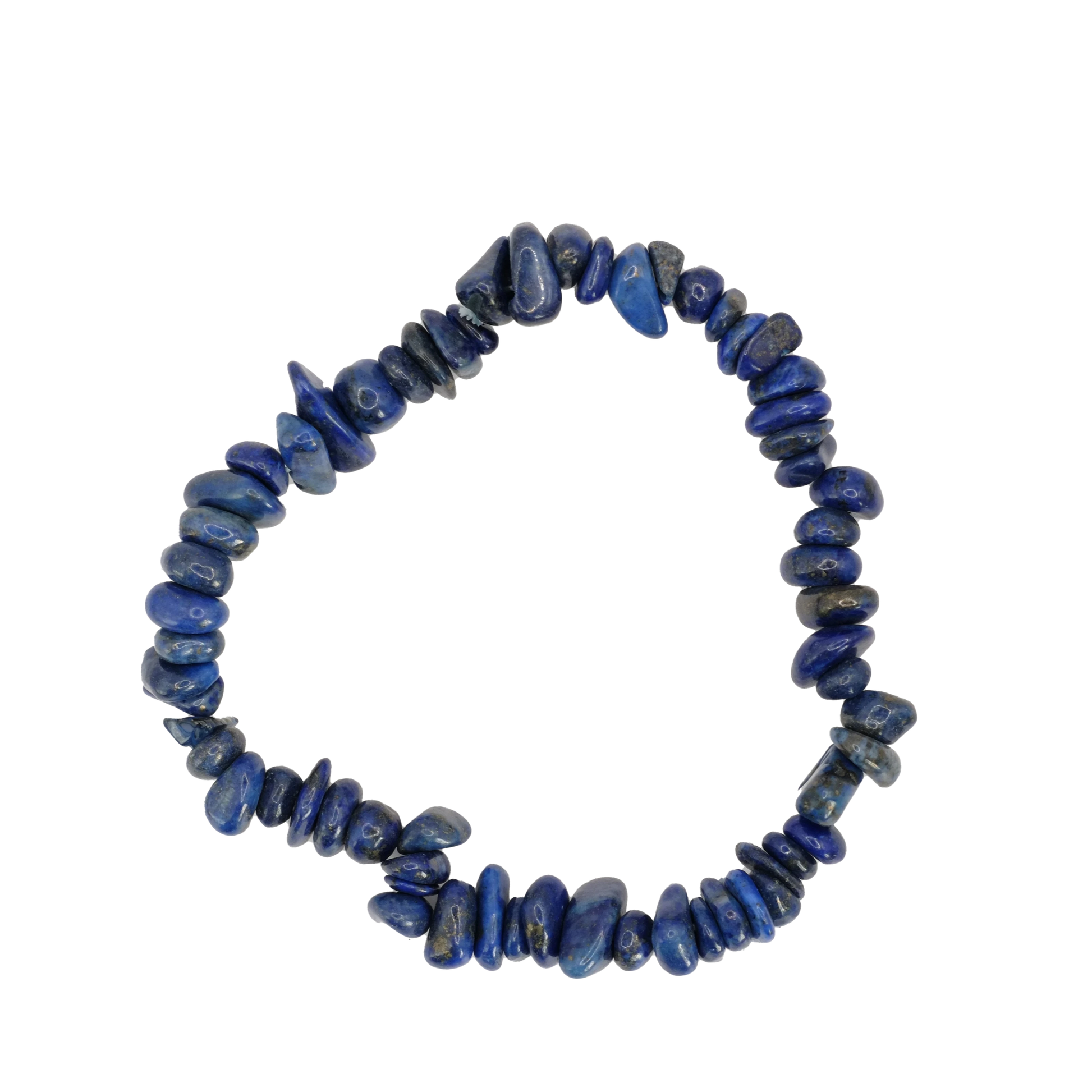 Bracelet baroque en lapis lazuli d'Afghanistan de qualité AA