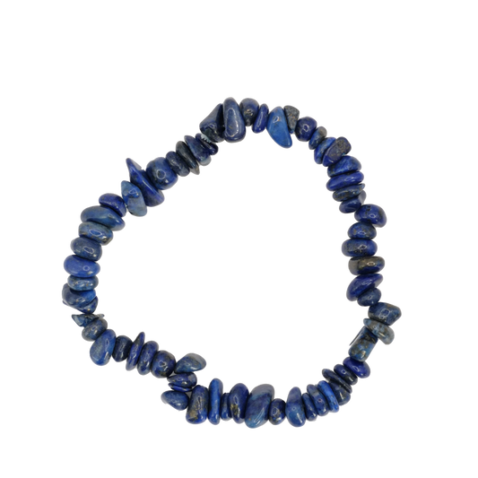 Bracelet baroque en lapis lazuli d'Afghanistan de qualité AA