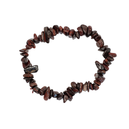 Bracelet baroque en oeil de taureau d'Afrique du Sud de qualité A