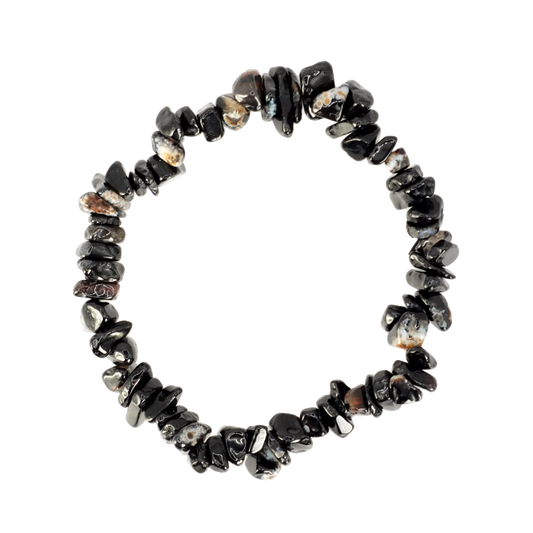 Bracelet baroque en onyx du Brésil de qualité A