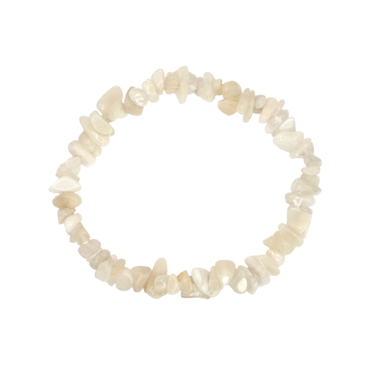 Bracelet baroque en pierre de lune d'Inde de qualité A