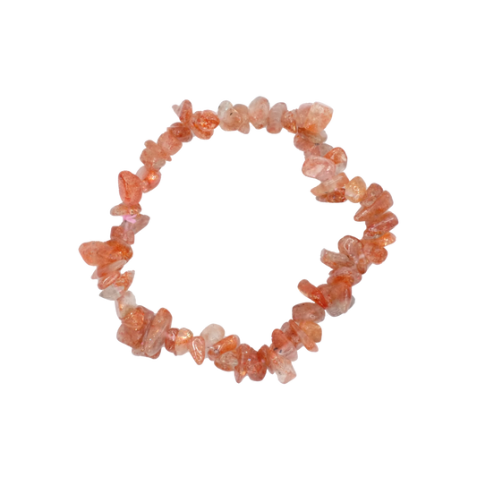 Bracelet baroque en pierre de soleil d'Inde de qualité AA+