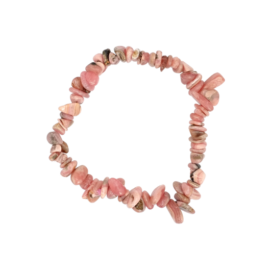 Bracelet baroque en rhodochrosite&nbsp;d'Argentine de qualité A