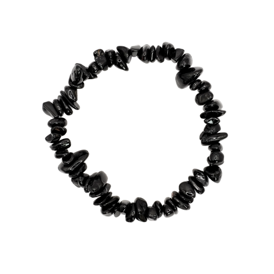 Bracelet baroque en tourmaline noire du Brésil de qualité A