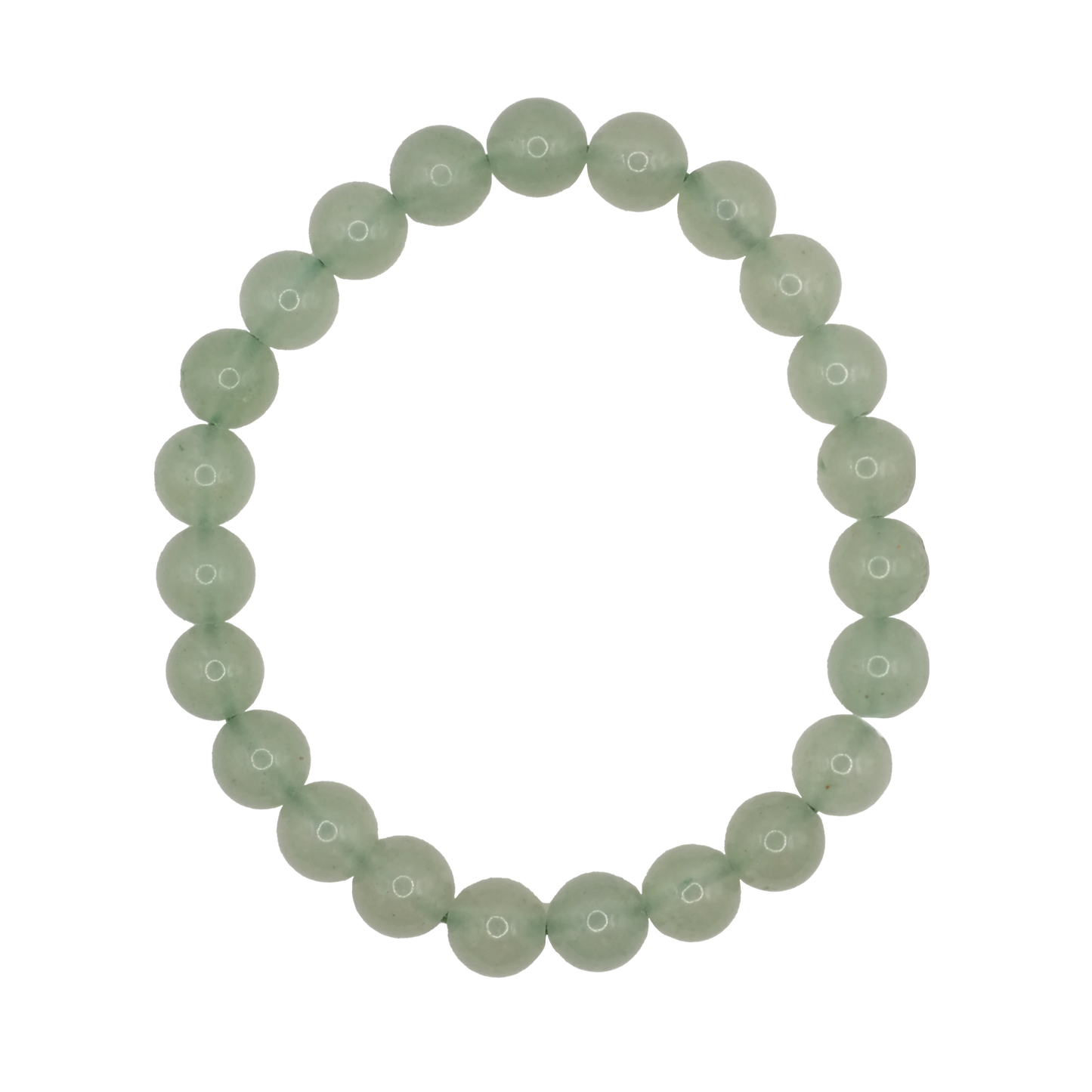 Bracelet boule 8mm en aventurine verte du Brésil de qualité AB