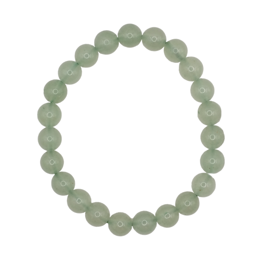 Bracelet boule 8mm en aventurine verte du Brésil de qualité AB