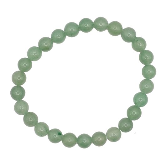 Bracelet boule 8mm en aventurine verte du Brésil de qualité AB - Taille 2