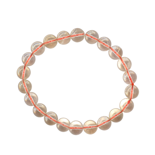 Bracelets boule en citrine de Madagascar de qualité AAA