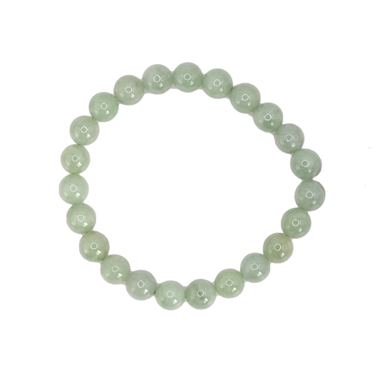 Bracelet boule en jade de Birmanie de qualité A