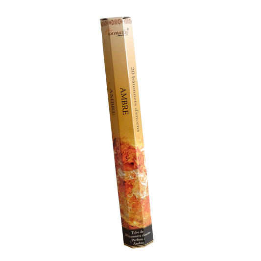 Encens naturel ambre - bâtonnets - Aromatika