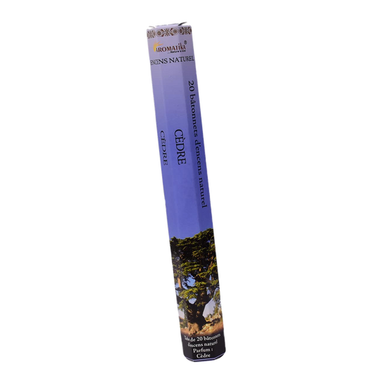 Encens naturel cèdre - bâtonnets - Aromatika