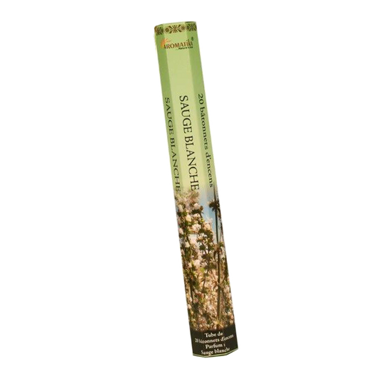 Encens naturel sauge blanche - bâtonnets - Aromatika