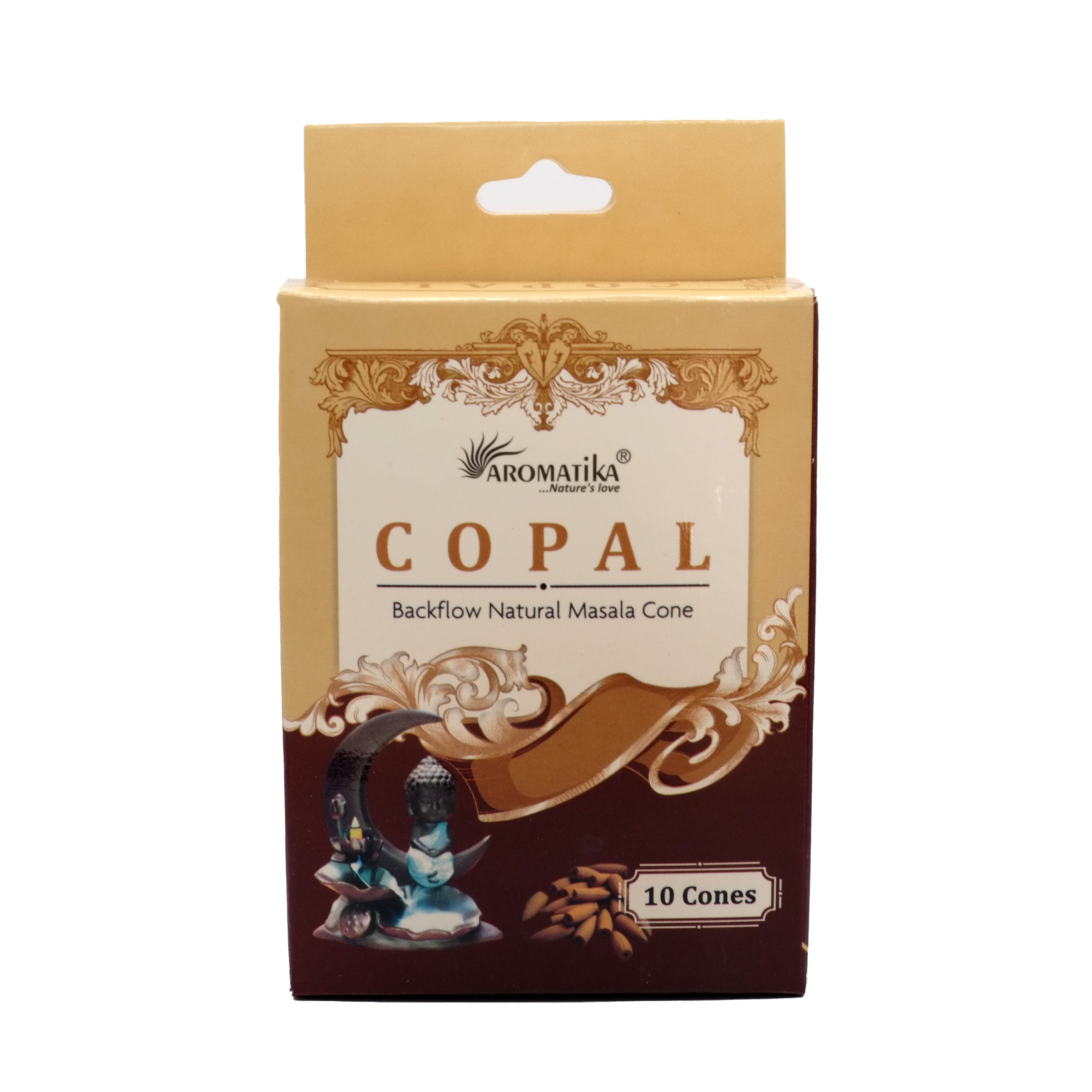 Encens naturel copal en cônes - Encens inversé backflow