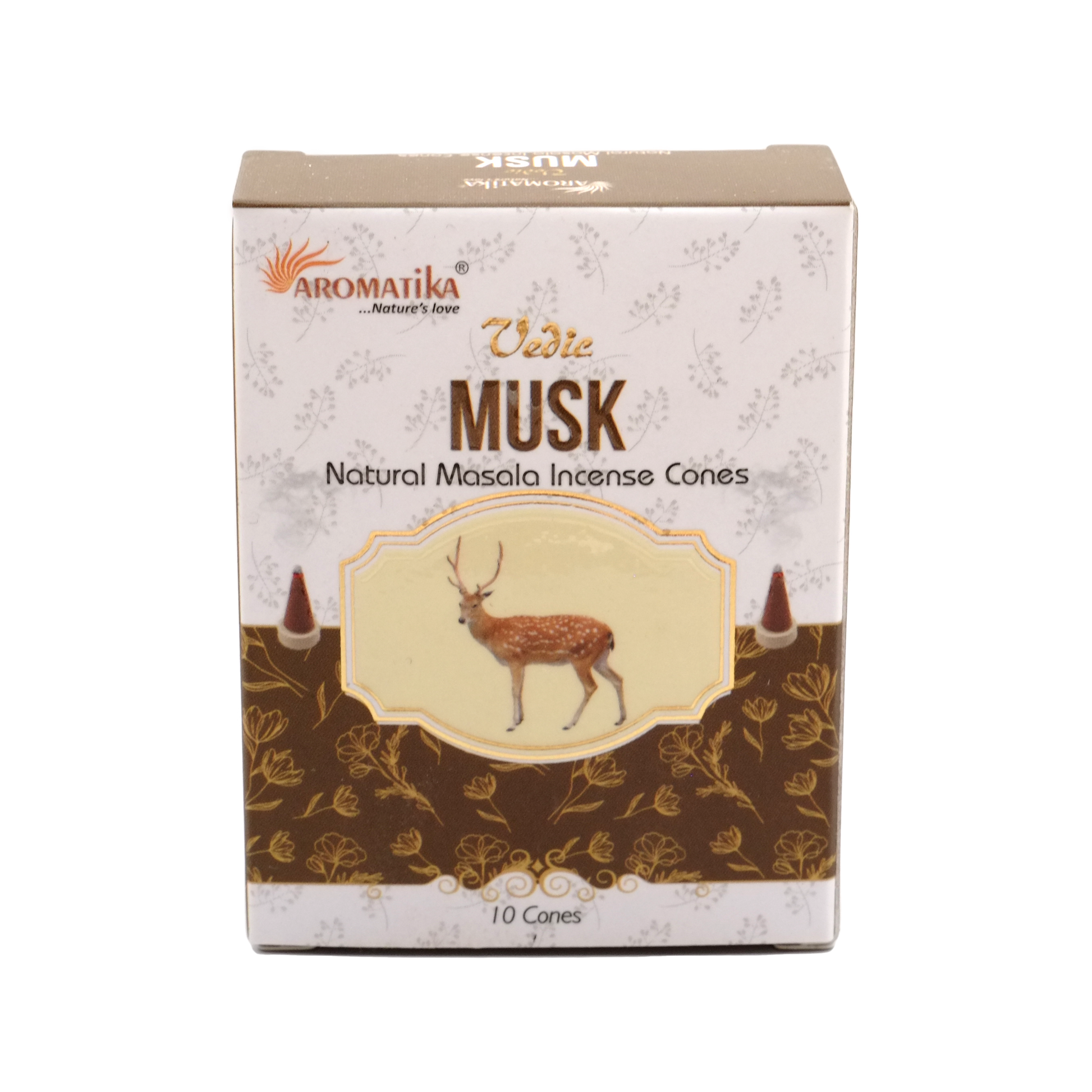 Encens naturel musc en cônes - Aromatika