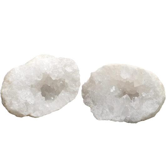 Mini géode en cristal de roche du Maroc de qualité A
