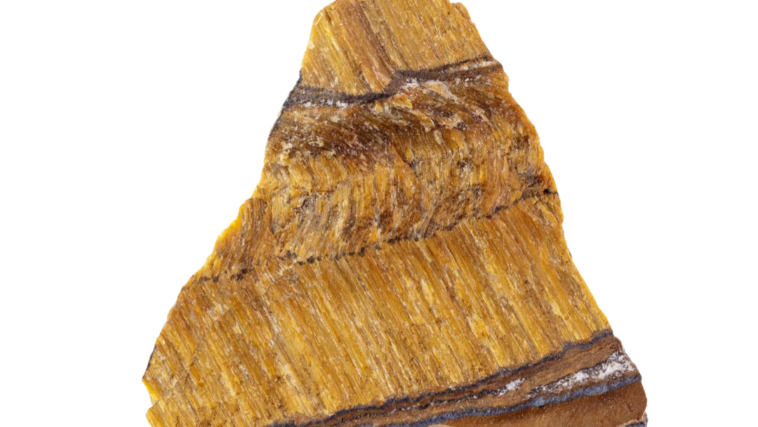 Photo d'une pierre d'oeil de Tigre brute - Blog les vertus des pierres en lithothérapie