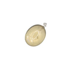 Un pendentif pierre roulée en citrine de Madagascar de qualité AA.