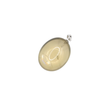Pendentif pierre roulée en citrine de Madagascar de qualité AA