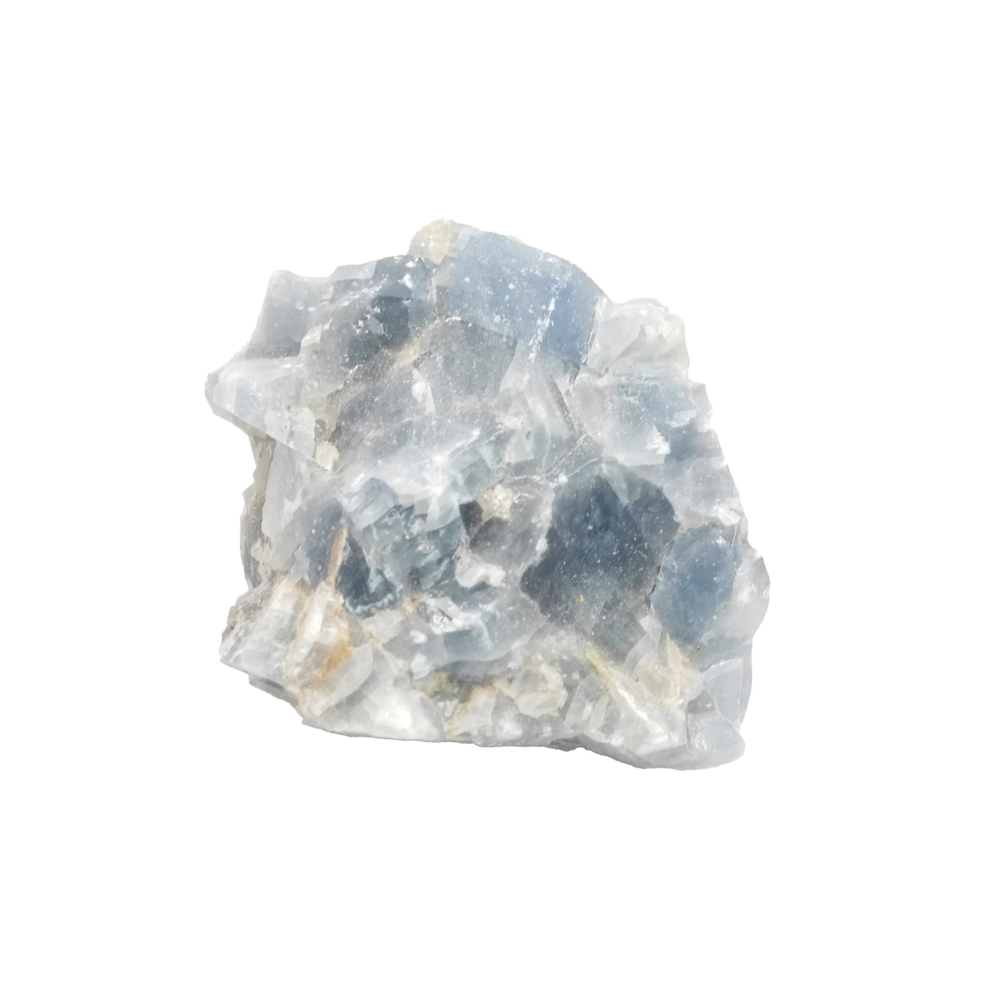 Pierre brute en calcite bleue du Mexique de qualité A