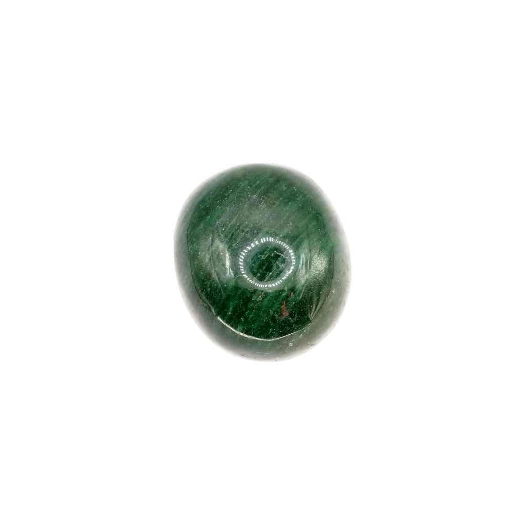 Photo d'une pierre roulée en aventurine de qualité AA+ provenant du Brésil.
