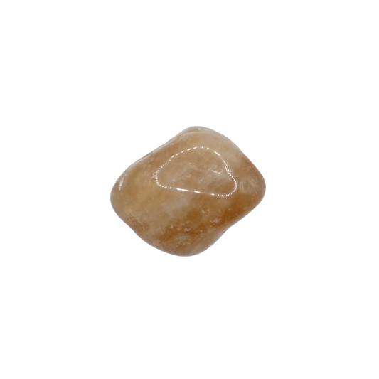Pierre roulée en citrine naturelle du Brésil de qualité A