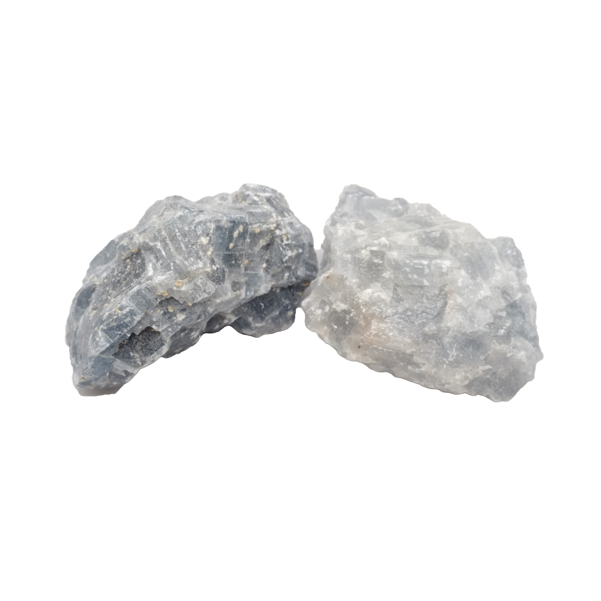 Pierre brute en calcite bleue du Mexique de qualité A