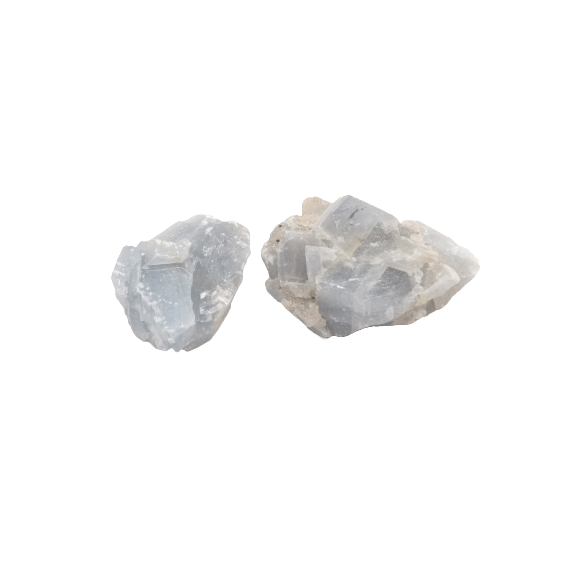 Pierre brute en calcite bleue du Mexique de qualité A