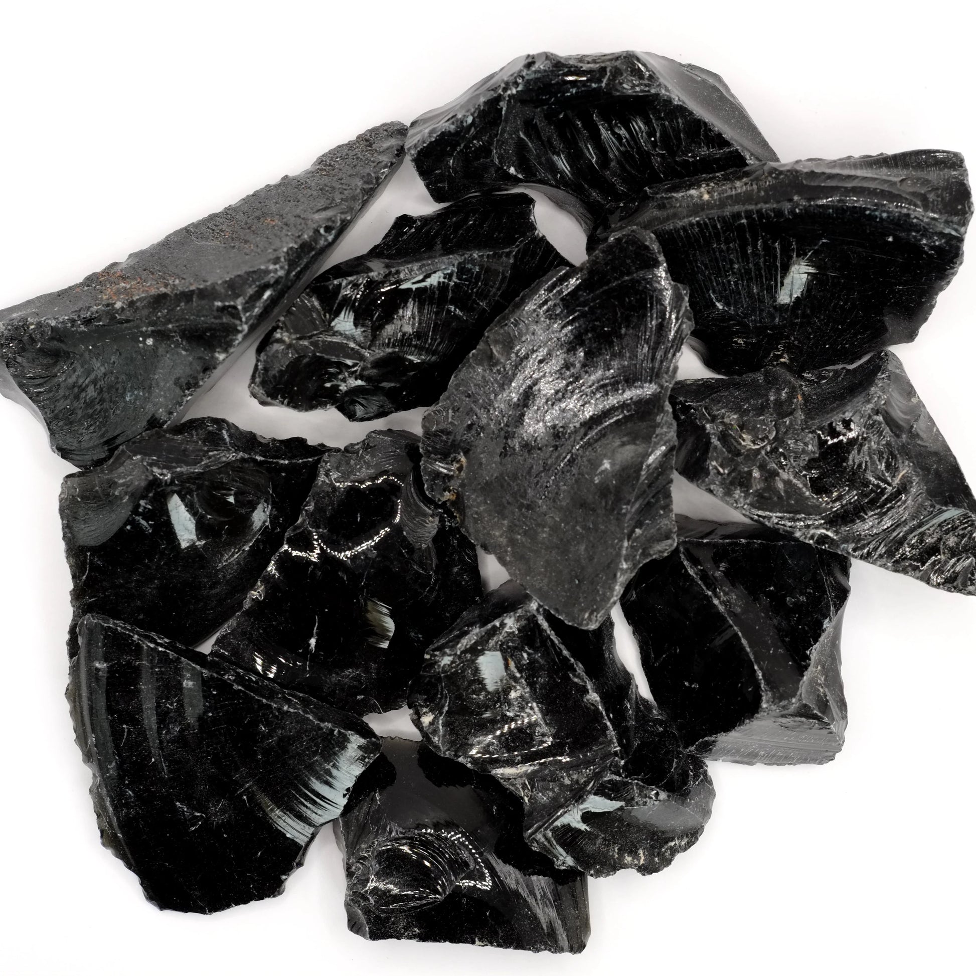 Pierres brutes en obsidienne du Mexique de qualité A