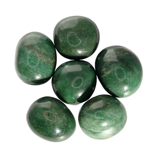 Pierres roulées en aventurine du Brésil de qualité AA+