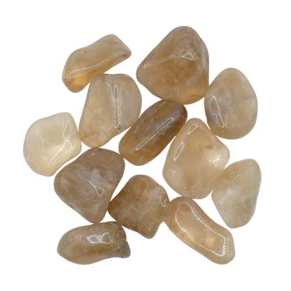 Pierres roulées en citrine naturelle du Brésil de qualité A