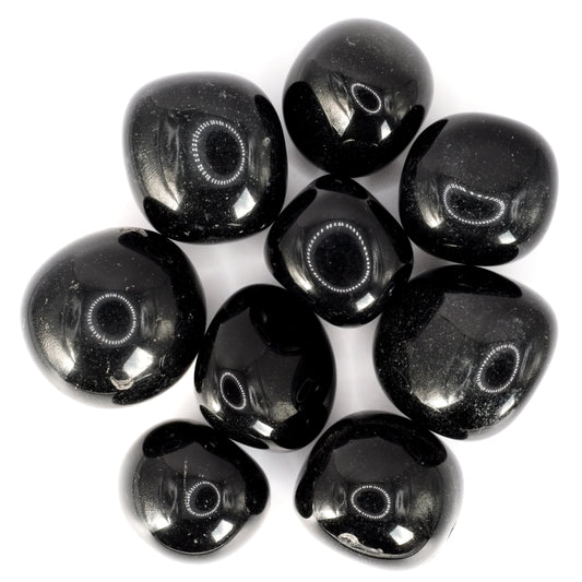 Pierres roulées en obsidienne du Mexique de qualité A