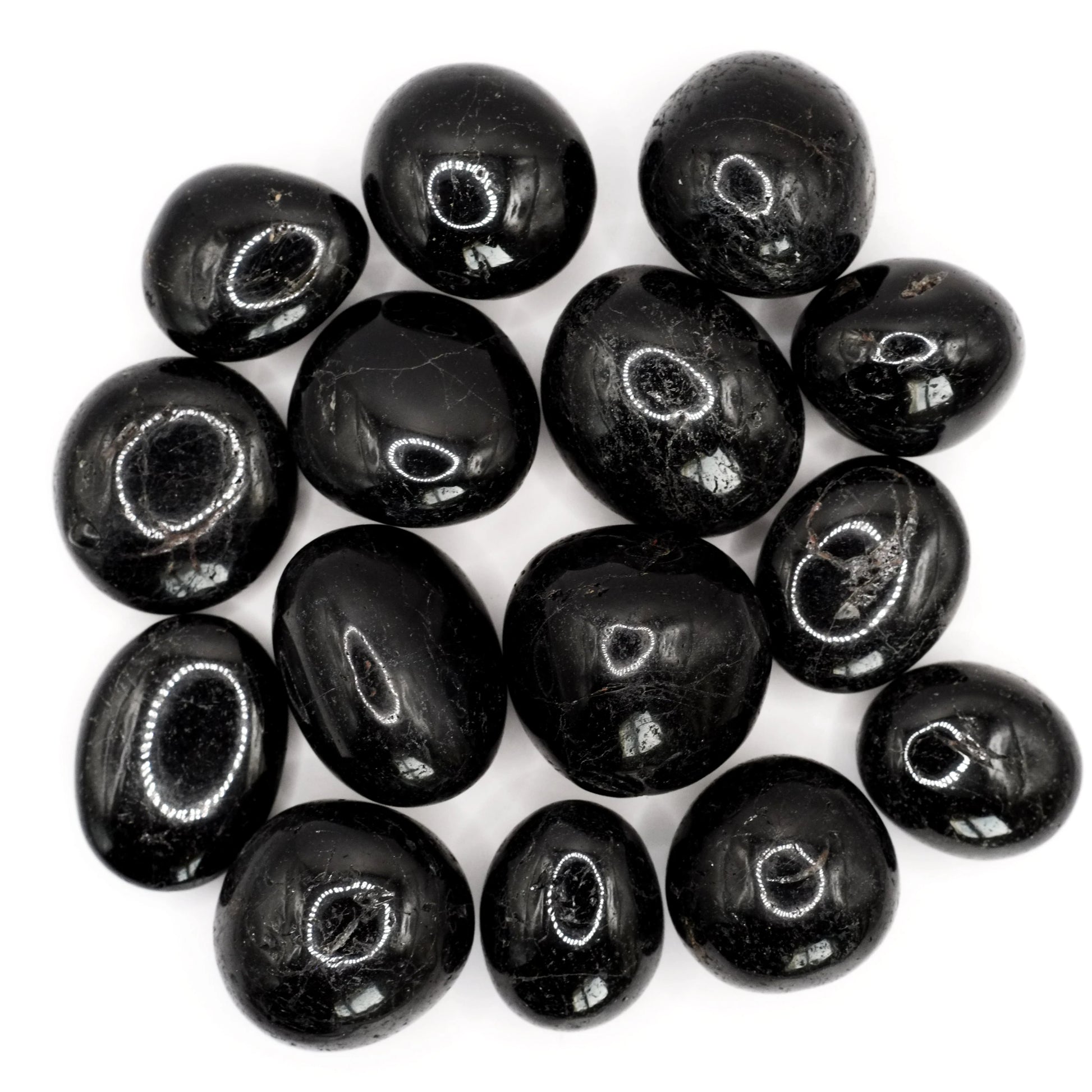 Pierres roulées en tourmaline noire du Brésil de qualité AA