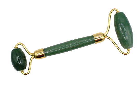 Rouleau de massage en aventurine verte du Brésil de qualité A